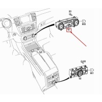 Mercedes - benz мл w166 climate control панель a1669003317