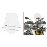Мб стекло turystyczna givi d5126st для bmw r310gs