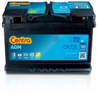 Аккумулятор центры agm 12v 72ah 760a ck720 dawniej ck700 старт стоп