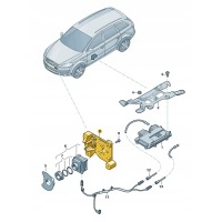 Оригинальные audi oe элементы złączne 4m0980561