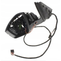 Skoda superb mk3 фронт left side wing mirror lhd 3v1857507e