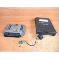 Блок управления комплект стартовый peugeot 307 1 , 6 hdi 0281011558 9656974680