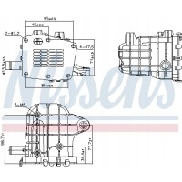 Nissens 989481 радиатор , системы охлаждения двигателя