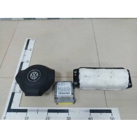 Подушка безопасности (комплект) Volkswagen Volkswagen Golf 6 (5K) 2009-2013 5K0880201Q81U, 5K0880204A, 5C0959655B09S