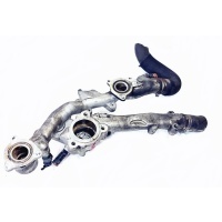 Патрубок корпус термостата peugeot citroen 3.0 v6 407 c5 iii c6 607