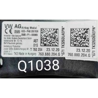 Подушка безопасности пассажира Volkswagen Touareg III (2018—2023) 2020 760880204G