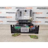 Блок управления двигателем комплект Peugeot 407 2006 1942CR, 9662213380, 1942CR