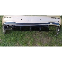 Юбка диффузор бампера задняя мерседес s - klasa w223 s63 63 amg a2238857701