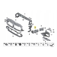 Bmw m5 f90 m8 f91 f92 f93 впуск воздушный тормоза левый 8065809 oe