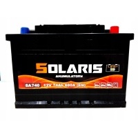 Аккумулятор solaris 74ah 680a sa740