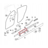 Oe bmw e90 e91 lci рестайлинг накладка крепежный крышку порога l2 51777202657 левая