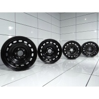 4× колесо штампованное peugeot oe колёсные диски штампованные 6.5 