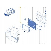 Радиатор dacia spring 21 -