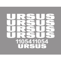 Naklejki oklejenie ursus 11054
