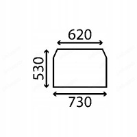 Стекло крыши manitou mlt 1033 , 523 , 526 , 627 , 630