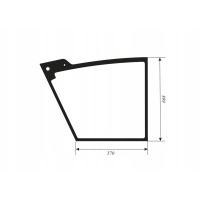 Стекло двери нижние new holland lm case tx 76088307