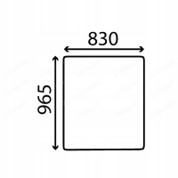 Стекло переднее bobcat т 2556 , т 3571 , т 40140 , т 40170 , t2556 , t3571