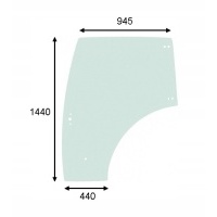 Стекло двери правый landini rex f60 f65 f70 f75 f80