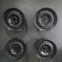 4× колесо штампованное opel oe astra h corsa d zafira b vectra c meriva а 6.5 