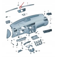Skoda октавия 5e mk3 loudspeaker cover 5e0857717 1qb 5e08577171qb