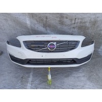 Volvo s60 ii v60 рестайлинг 13 - 18 бампер передний передняя в сборе белый 614