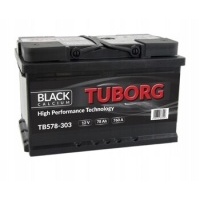 Аккумулятор tuborg чёрный tb578 - 303 12v 78ah 760a