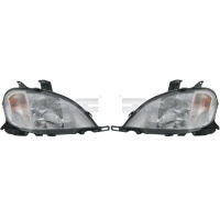 2× мерседес ml - klasse w163 фары лампы комплект