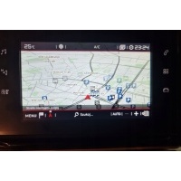 Экран дисплей навигация citroen c3 9812006580