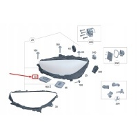 Mercedes - benz s w223 left светодиодный lights control unit a2239005420