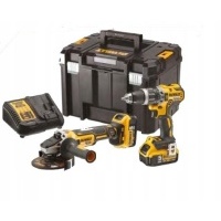 Dewalt комплект elektronarzędzi комбо 18v dck2080p2t 2x5ah аккумулятор