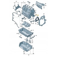 Новые оригинальные audi oe заглушка 04l103113a