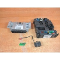 Блок управления комплект стартовый peugeot 207 1 , 4 16v 9662258780 iaw6lpc.105