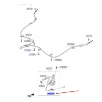 Kia sportage ql mk4 стоянка brake cable 59750d9000 original