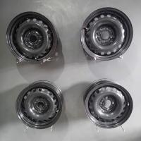 4× колесо штампованное peugeot oe 206 , 207 , 307 , partner , c3 , c4 , berlingo 6.0 