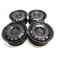 4× колесо штампованное volkswagen oe 1j0601027l / s 6.5 