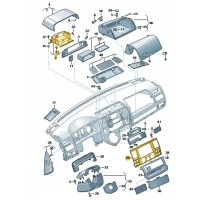 Рамка декоративная радио черный volkswagen t5 . продукт новый , oryginalny