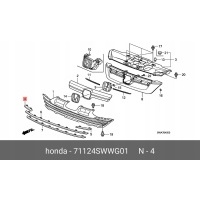 Gy - 045 элемент решетки honda cr - v iii 71124 - sww - g01