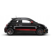 Fiat 500 abarth - ремни 2 искусства - naklejki