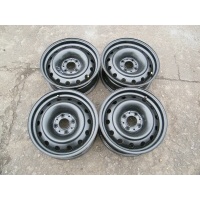 4× колесо штампованное citroen oe citroen c3 ds3 peugeot 206 207 208 6.0 