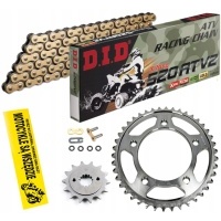 Комплект napęd - owy did atv 2 quad золотой sportrax 1999 - 2004