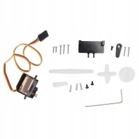 Мини металический gear аналог серво rc модель комплект with aluminum alloy base