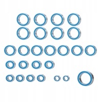 Комплект 26 штук подшипников kulkowych с uszczelnieniem для rc carssilver blue