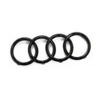 Audi эмблема чёрный блеск a3 8p , a4 b5 , b6 , a6 c6