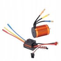 Двигатель bezszczotkowy 3300kv 4p с wodoodpornym esc 60a для моделей rc 1 / 10