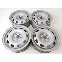 4× колесо штампованное volkswagen oe 6.0 