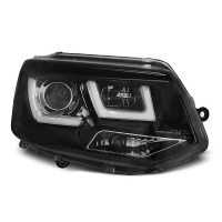 Лампы передняя volkswagen t5 2010 - 2015 u - type черные