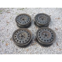 4× колесо штампованное volkswagen oe i 1 ii 2 рестайлинг fl после lifcie stalówki 7m3601027f 6.0 