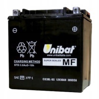 Аккумулятор yix30l agm 12v 30ah skuter водный quad harley