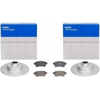 2× диск тормозной с łoż задняя delphi bg9488rsc delphi колодки ham tyl renault espace v 15 -