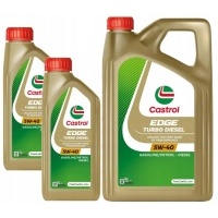 Castrol edge td турбина дизель 505.01 c3 5w - 40 5l 2× масляный моторное castrol edge 5w40 турбина дизель 1l